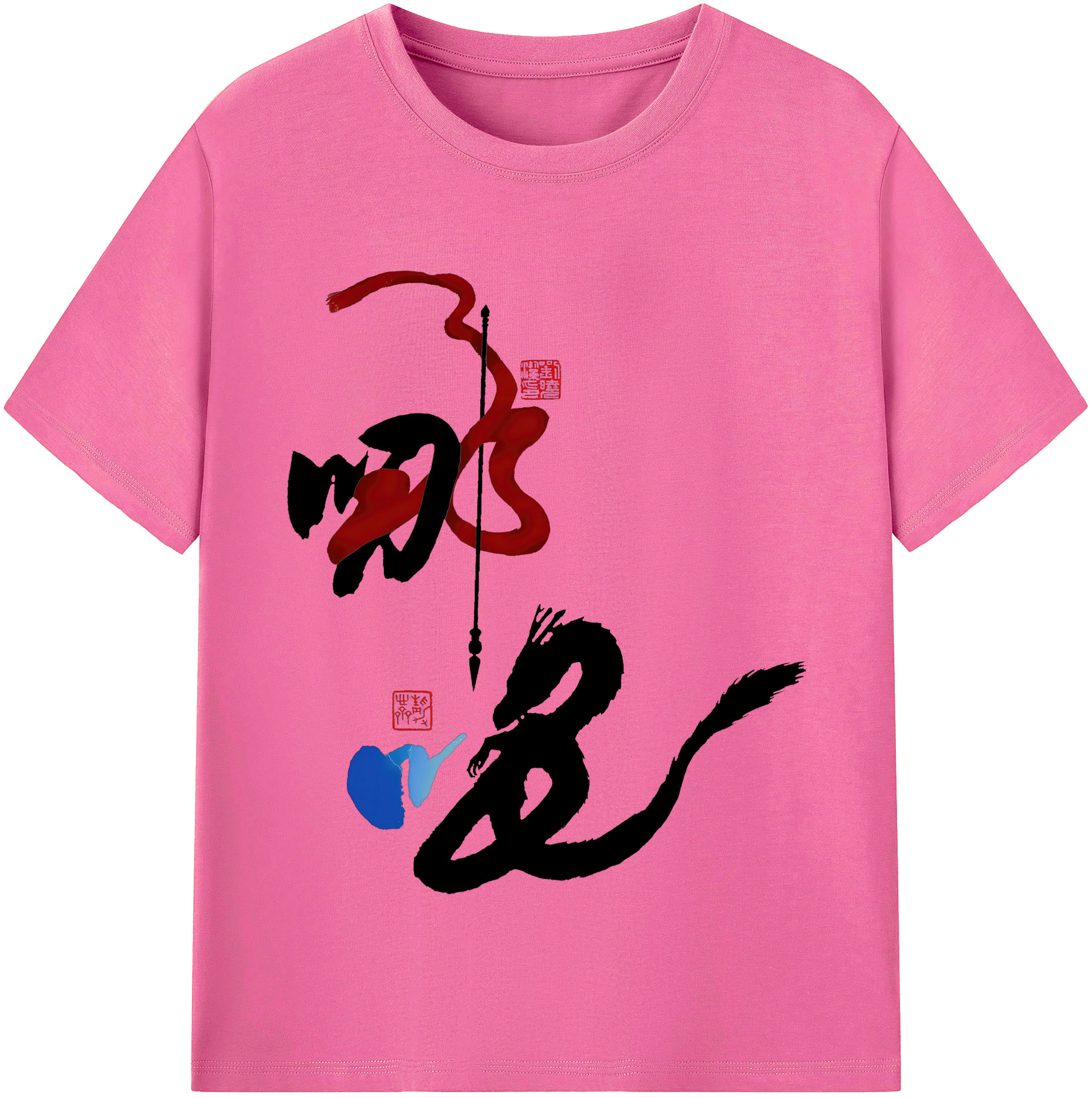 （画像用） Ne Zha 2 ナタ 魔童の大暴れ レディースカジュアルプリントTシャツ（綿100％）
